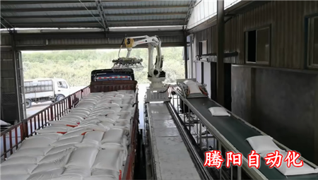 全自動裝車機(jī)械手實(shí)現(xiàn)志能化無人化全自動的裝車工作